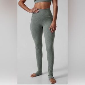 Athleta Elation Over The Heel Tight Legging Extra Long Elation Leggings Sage M